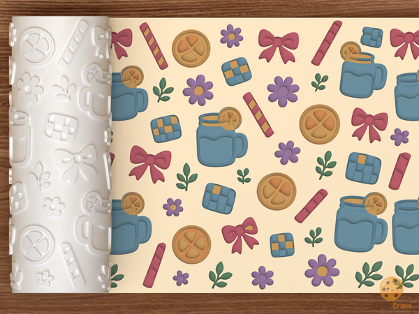 Summer Lemonade Picnic Textured Roller