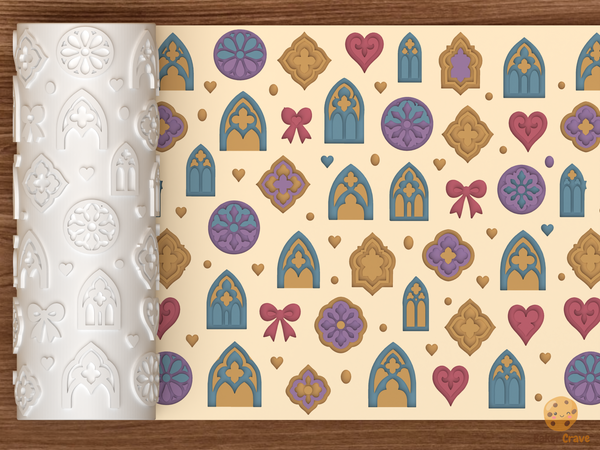 Gothic Cathedral Romance Textured Roller