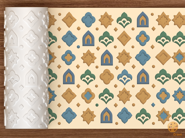 Moroccan Islamic Geometry Textured Roller