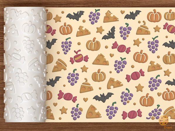 Halloween Snack Board Textured Roller