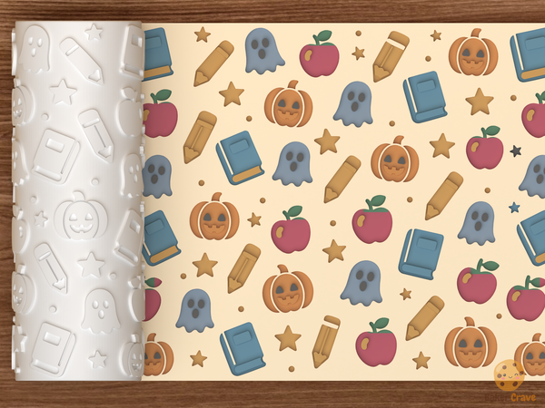 Halloween School Textured Roller