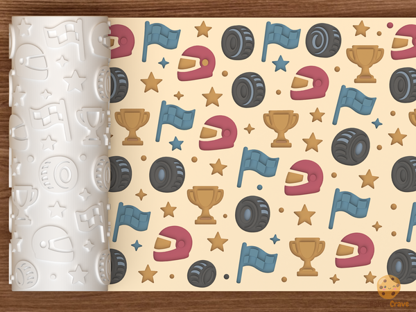 Auto Racing Textured Roller