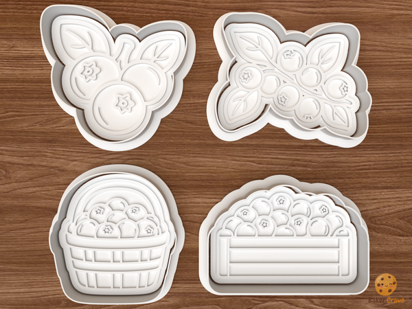 Blueberry Harvest Cookie Cutter Set