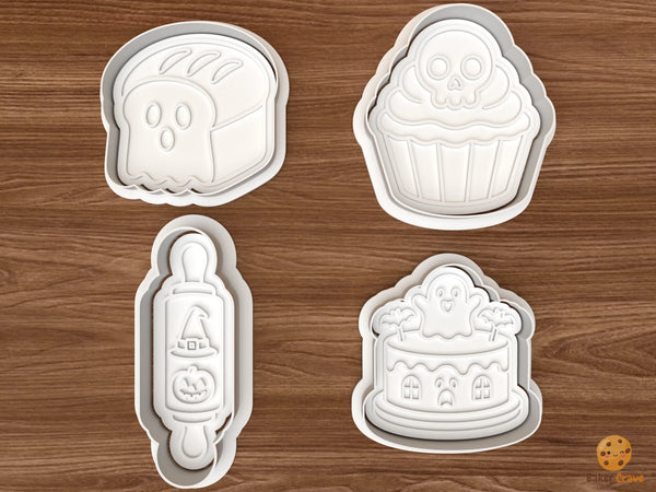 Halloween Bakery Cookie Cutter Set