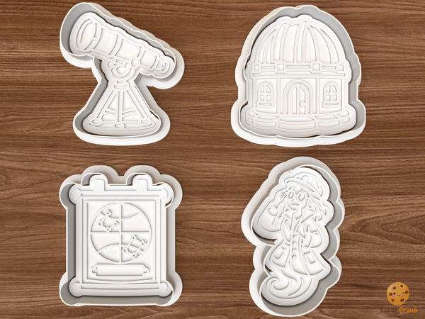 Haunted Observatory Cookie Cutter Set