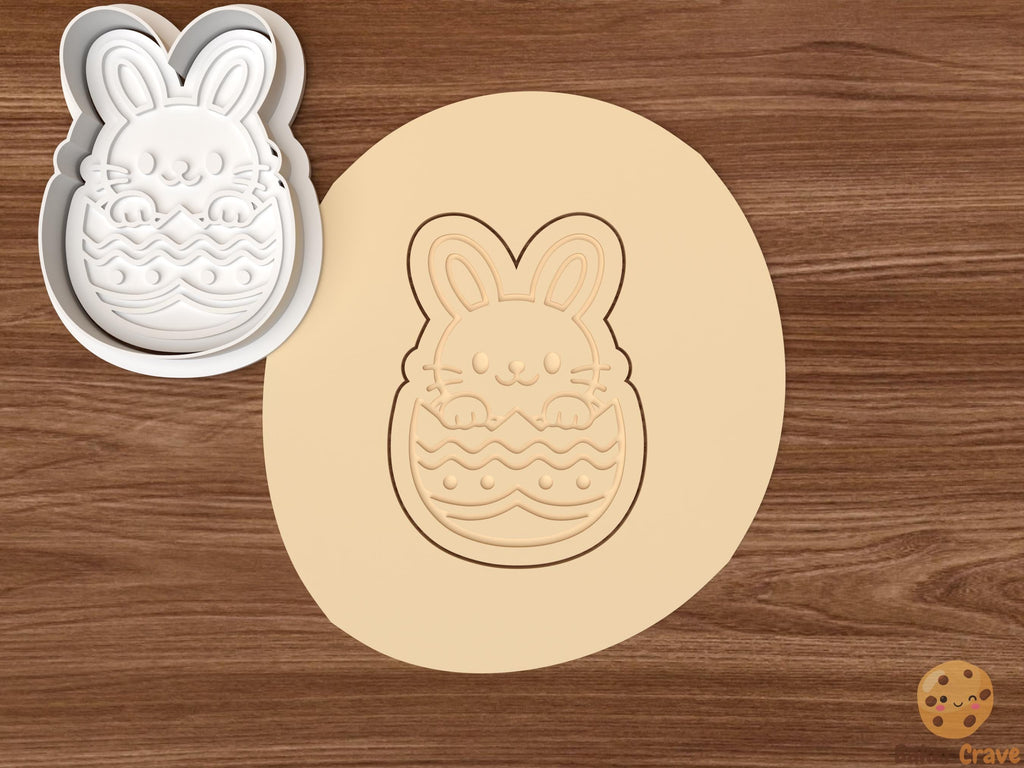 Easter Bunny Cookie Cutter Set STL File