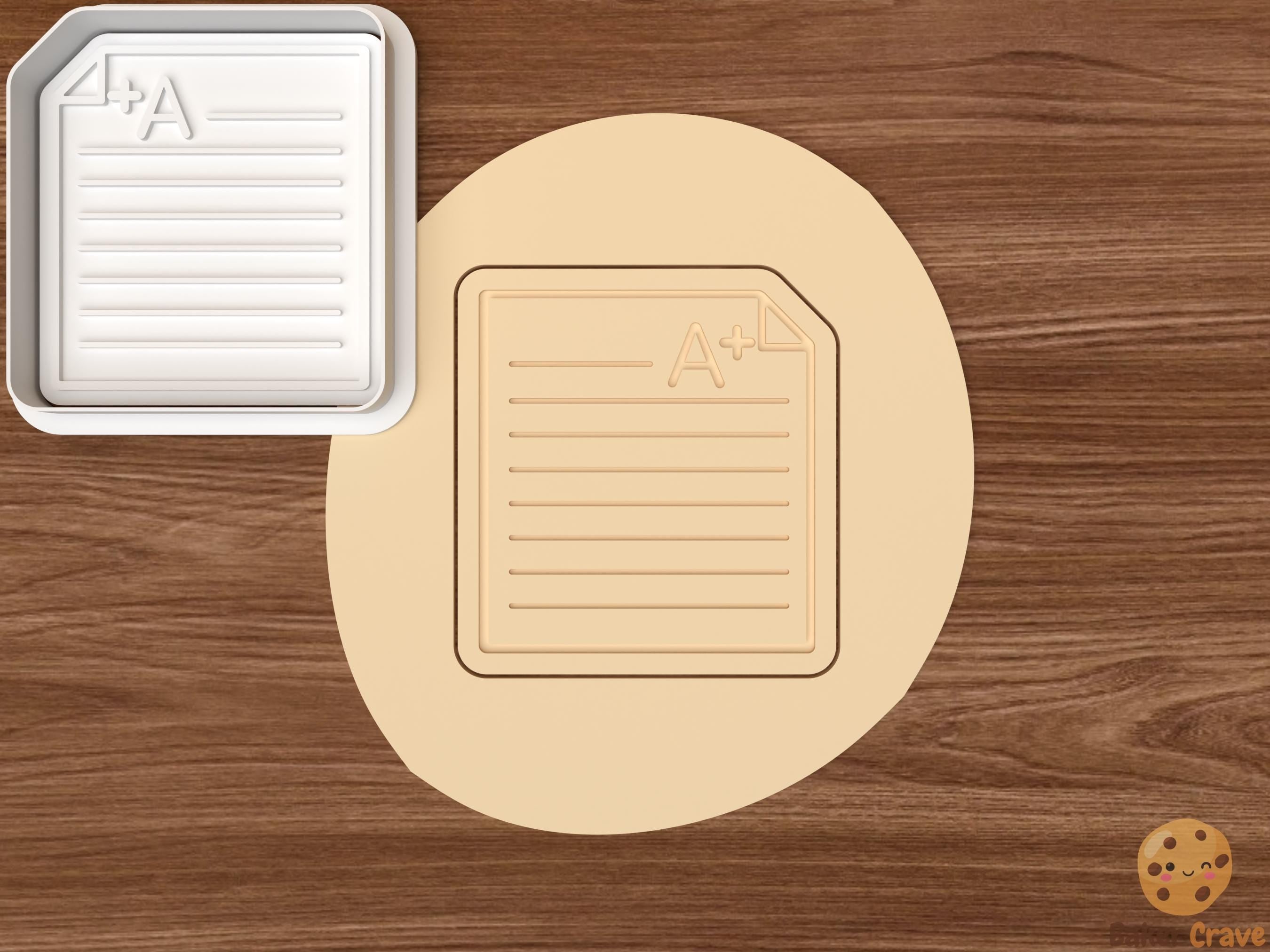 Teacher Cookie Cutter Set STL File