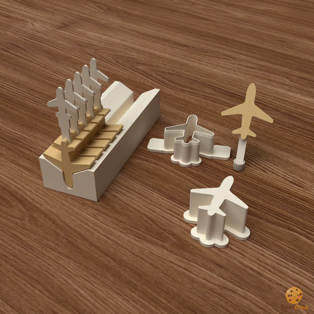 Airplane Cake Pop Mold STL File