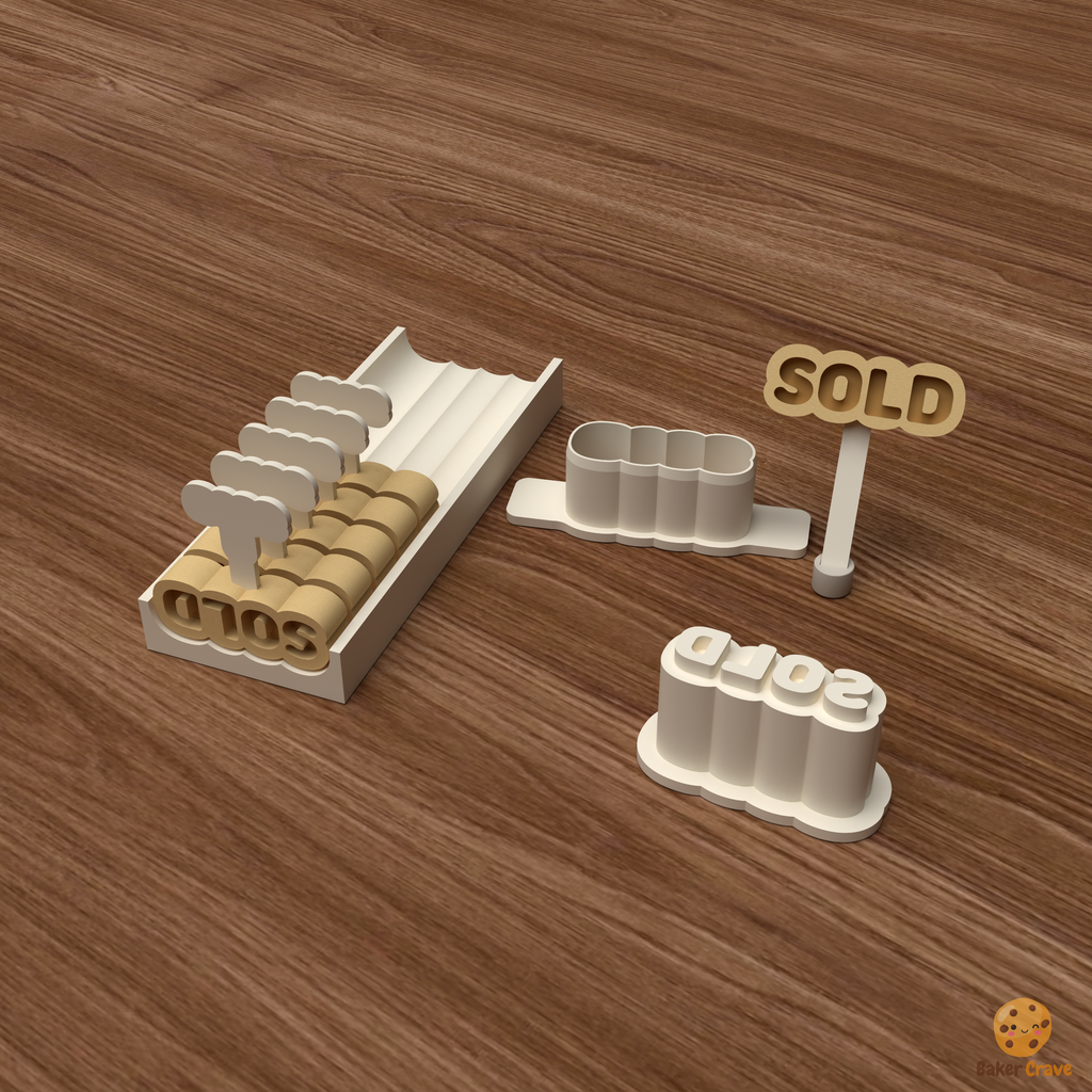 Sold Cake Pop Mold STL File