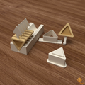 Filled Triangle Cake Pop Mold STL File