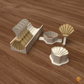 Scallop Seashell Cake Pop Mold STL File