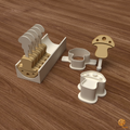 Mushroom Cake Pop Mold STL File