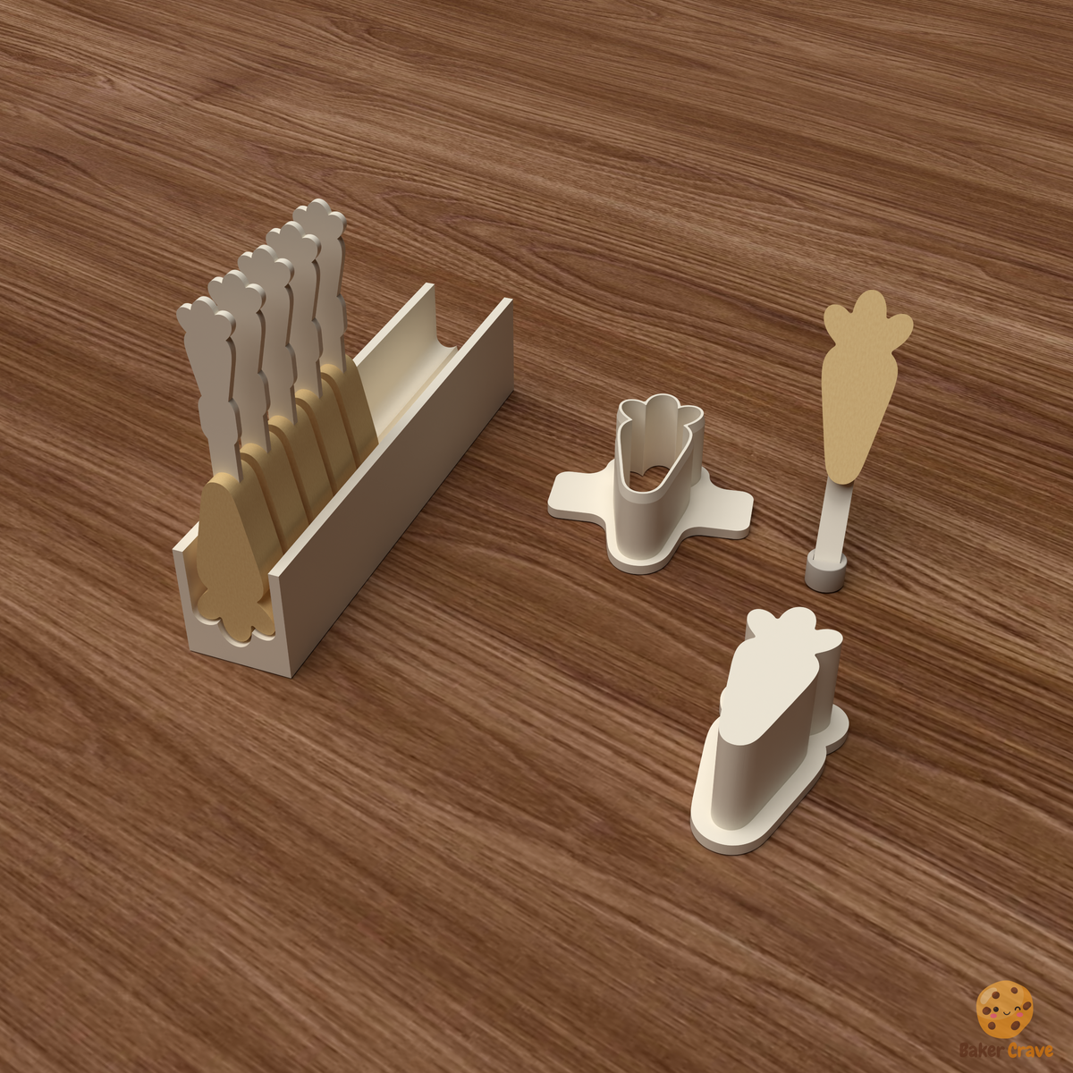 Carrot Cake Pop Mold STL File