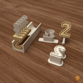Number 2 Cake Pop Mold STL File