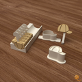 Baseball Cap Cake Pop Mold STL File