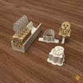 Ghost Holding Pumpkin Cake Pop Mold STL File