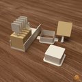 Square Cake Pop Mold STL File