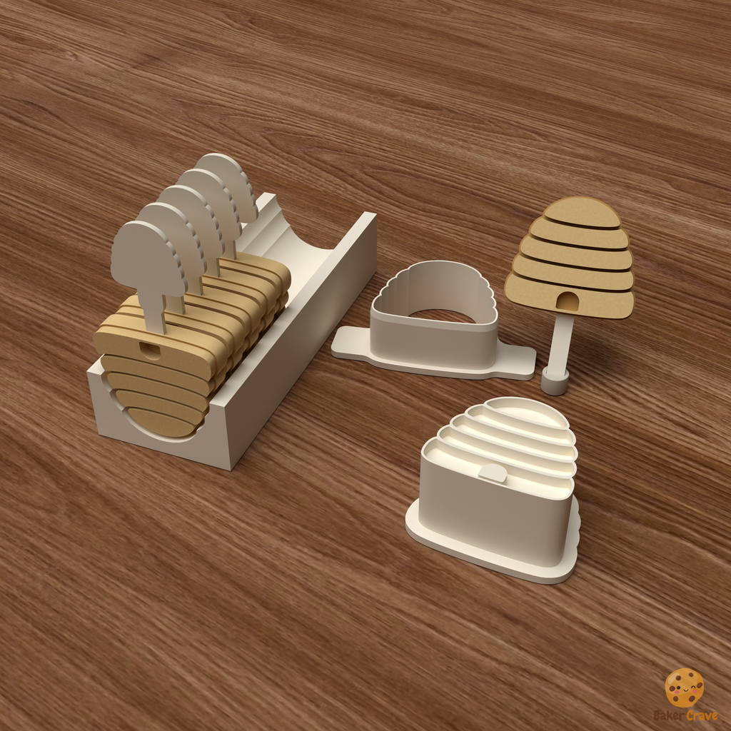 Beehive Cake Pop Mold STL File