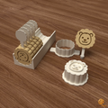 Lion Head Cake Pop Mold STL File