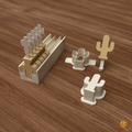 Cactus Cake Pop Mold STL File
