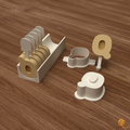 Letter Q Cake Pop Mold STL File