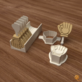 Baseball Glove Cake Pop Mold STL File