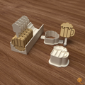 Beer Mug Cake Pop Mold STL File