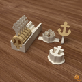 Anchor Cake Pop Mold STL File