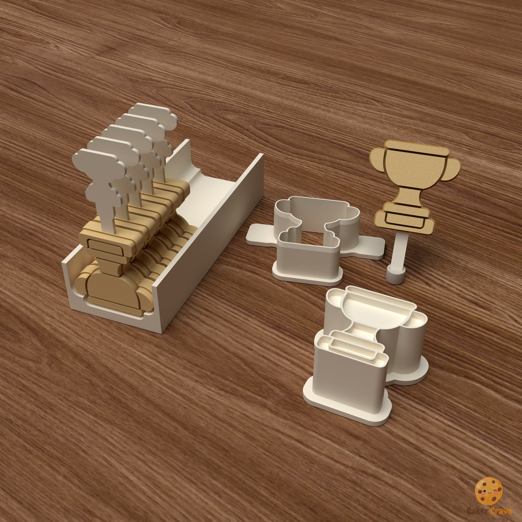 Trophy Cup Cake Pop Mold STL File