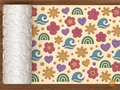 Boho Sunshine Rainbow Textured Roller STL File - 01 main photo deboss colored