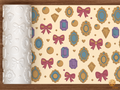 Coquette Jewelry Textured Roller STL File - 01 main photo deboss colored