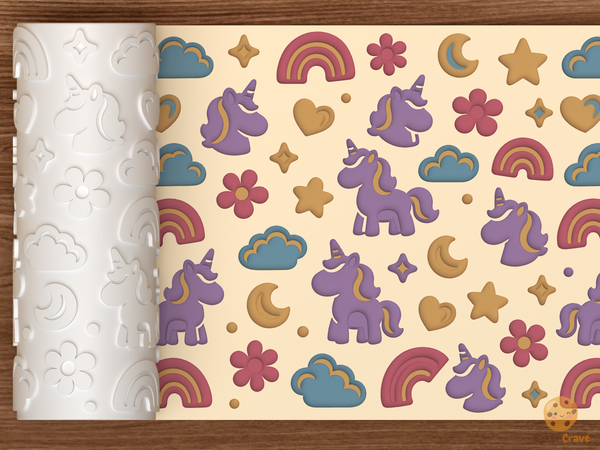 Unicorn Meadow Textured Roller