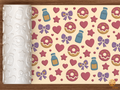 Sweet Treats Textured Roller STL File - 01 main photo deboss colored