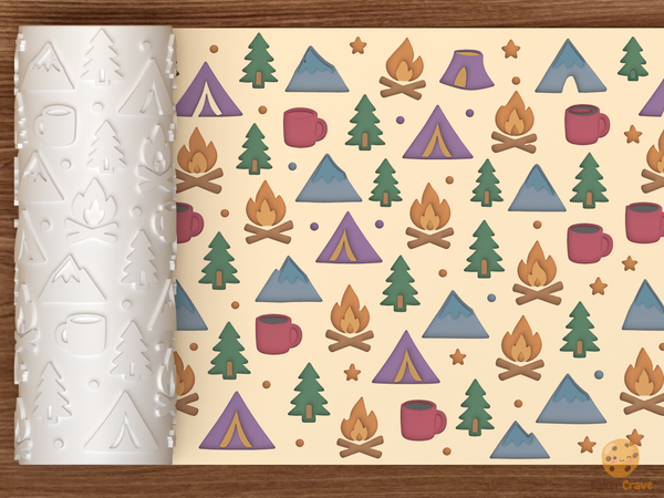 Camping Adventure Textured Roller