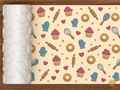 Bakery Tools Textured Roller STL File - 01 main photo deboss colored