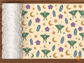 Celestial Luna Moth Textured Roller STL File - 01 main photo deboss colored