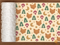 Fox Woodland Textured Roller STL File - 01 main photo deboss colored