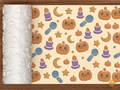 Pumpkin Carving Night Textured Roller STL File - 01 main photo deboss colored