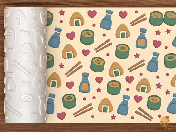 Kawaii Sushi Textured Roller