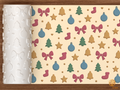 Christmas Ornaments Textured Roller STL File - 01 main photo deboss colored