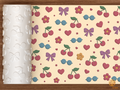 Cute Cherry Bow Textured Roller STL File - 01 main photo deboss colored
