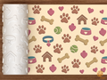 Dog Pet Textured Roller STL File - 01 main photo deboss colored