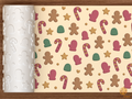 Christmas Cookie Icons Textured Roller STL File - 01 main photo deboss colored
