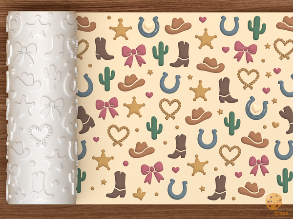 Western Cowboy Textured Roller