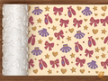 Ballet Dance Textured Roller STL File - 01 main photo deboss colored