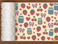 Berry Sweet Jam Textured Roller STL File - 01 main photo deboss colored