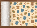 Lemonade Stand Textured Roller STL File - 01 main photo deboss colored