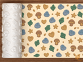 Fawn Forest Textured Roller STL File - 01 main photo deboss colored
