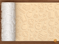 Teacher Appreciation Textured Roller STL File