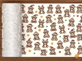 Christmas Teddy Bears In Holiday Costumes Textured Roller STL File